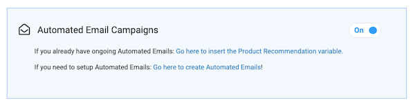 Automated email campaigns are on