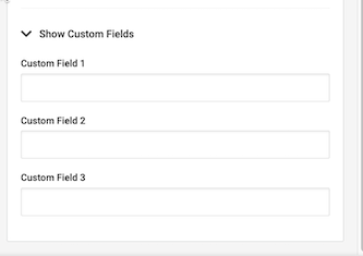 custom fields 1, 2, and 3 on Order Details
