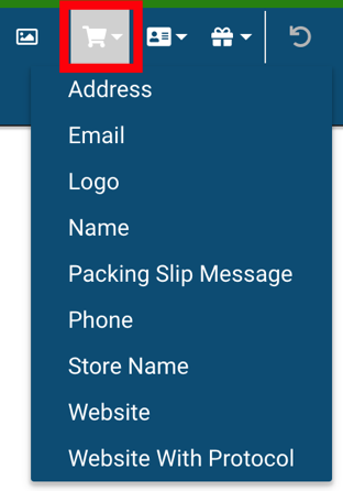 Store Variables button highlighted