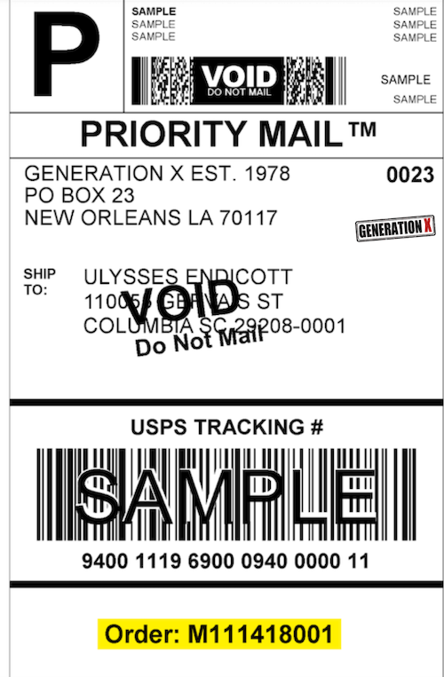 Customize Shipping Labels