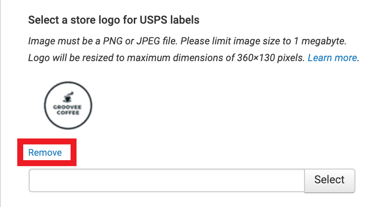 Remove option for logo uploads highlighted on Branding tab
