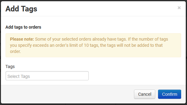 Add or Remove Order Tags | How To – ShippingEasy