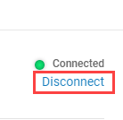 Box highlights Disconnect option
