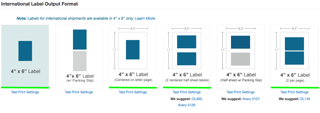 valid international label formats
