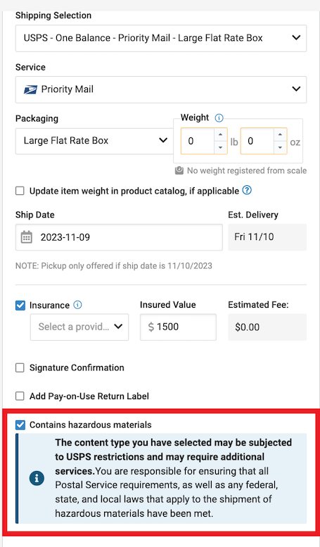 Manage Logo on Shipping Labels