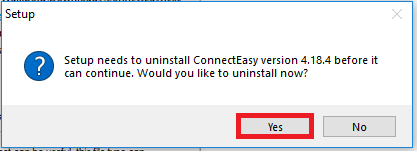 Uninstall ConnectEasy on Windows