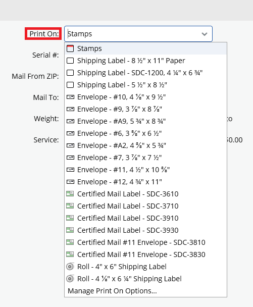 Manage Logo on Shipping Labels