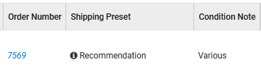 Amazon conditional notes
