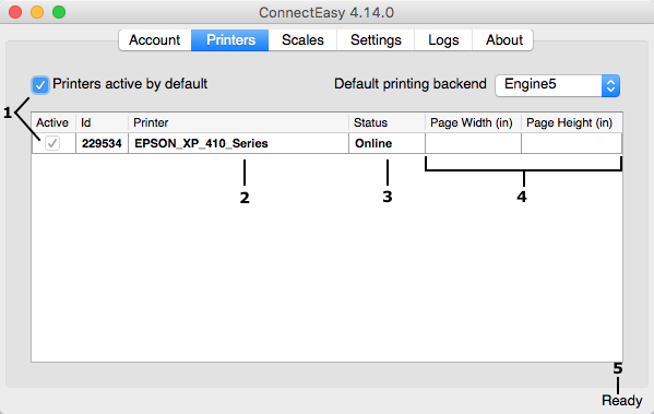 connecteasy for mac popup on properties tab with annotations