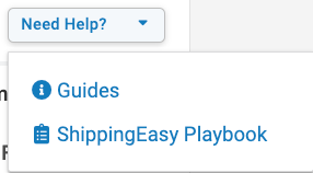 Need help dropdown showing the options available to Starters