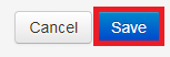 Cancel and save button on Stores and Orders page
