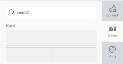 Content blocks for campaigns