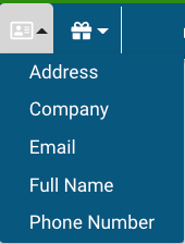 packing slip customization recipient variable dropdown