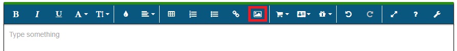 Image btn in toolbar highlighted