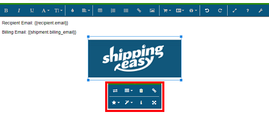 image placement tools highlighted