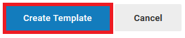 Packing slip create template button marked