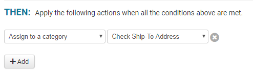 then assign to a category check ship to address