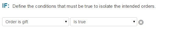 if the order is a gift is true