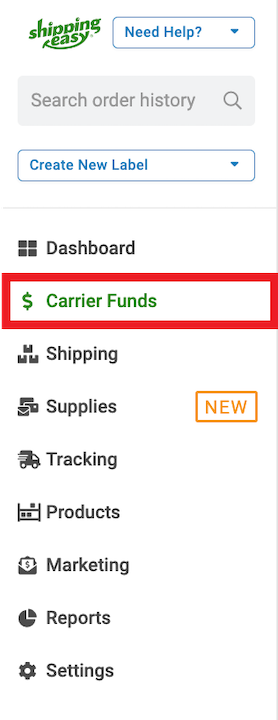 Carrier Funds marked